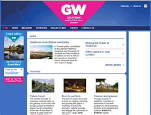 Tablet Screenshot of greatwestmagazine.com